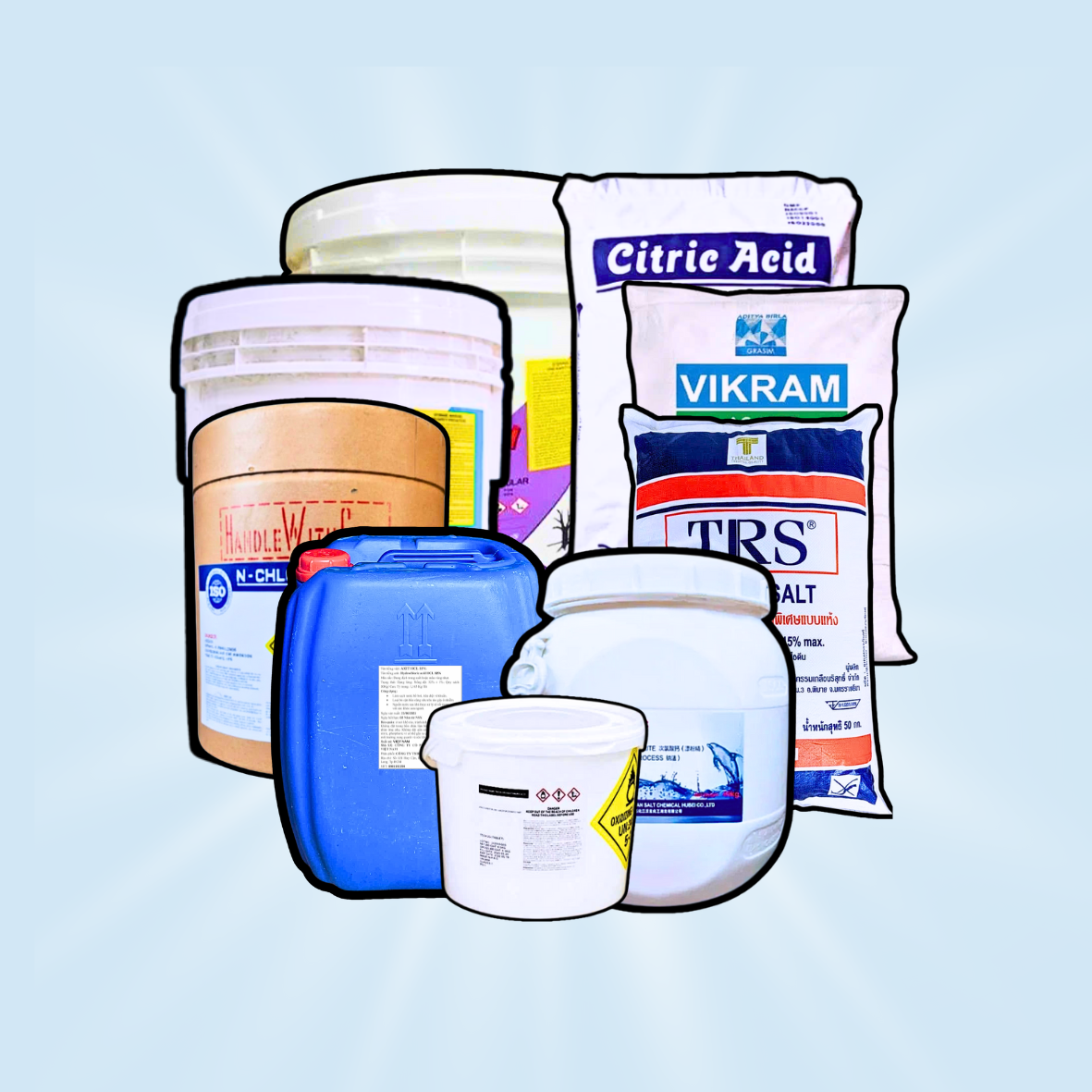 Hóa chất hồ bơi & xử lý nước thải