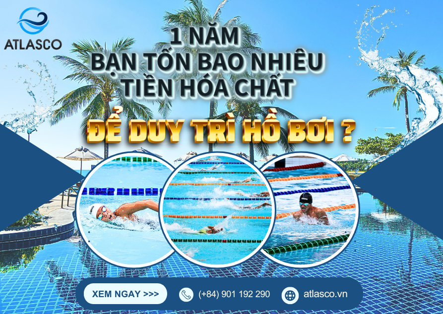 1 năm bạn tốn khoảng bao nhiêu tiền hóa chất để duy trì hồ bơi?
